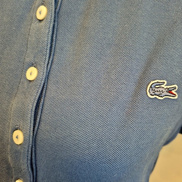 Blue Woman's Lacoste Polo Top - Picture 3 of 3